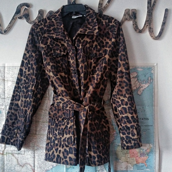 Jackets & Blazers - Grunge Cheetah Black and Tan Tye Jacket / Top